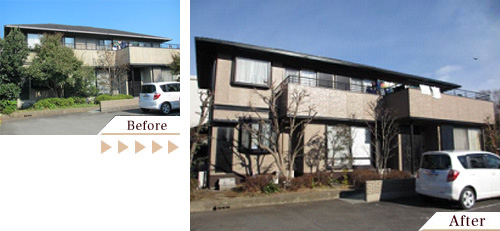 外壁塗装(外壁塗り替えリフォーム)施工事例写真