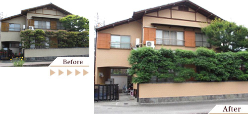 外壁塗装(外壁塗り替えリフォーム)施工事例写真