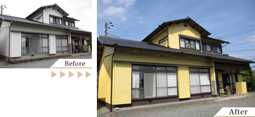 外壁塗装(外壁塗り替えリフォーム)施工事例写真