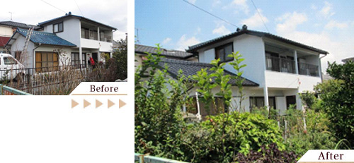 外壁塗装(外壁塗り替えリフォーム)施工事例写真