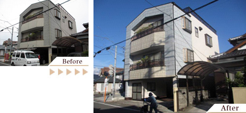 外壁塗装(外壁塗り替えリフォーム)施工事例写真