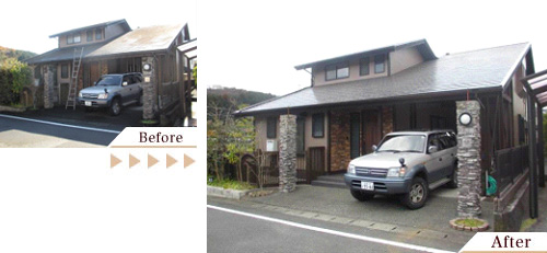 外壁塗装(外壁塗り替えリフォーム)施工事例写真