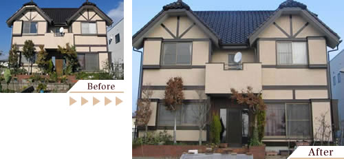 外壁塗装(外壁塗り替えリフォーム)施工事例写真