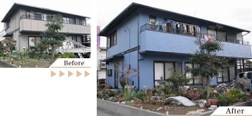 屋根塗装(屋根塗り替えリフォーム)施工事例写真