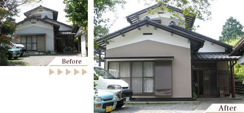 外壁塗装(外壁塗り替えリフォーム)施工事例写真