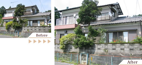 外壁塗装(外壁塗り替えリフォーム)施工事例写真