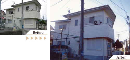 外壁塗装(外壁塗り替えリフォーム)施工事例写真