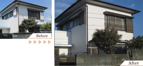 外壁塗装(外壁塗り替えリフォーム)施工事例写真