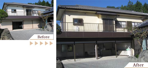 外壁塗装(外壁塗り替えリフォーム)施工事例写真
