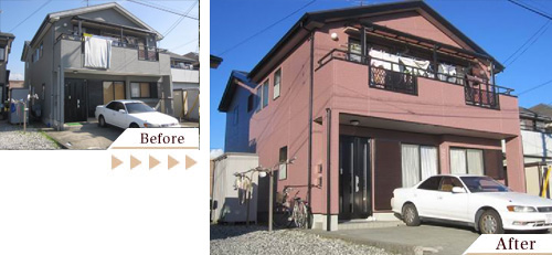 外壁塗装(外壁塗り替えリフォーム)施工事例写真