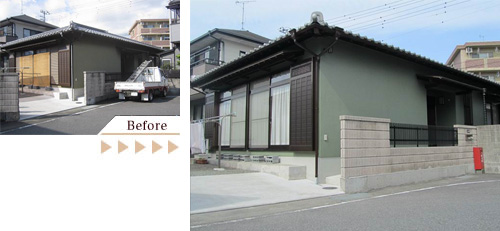 外壁塗装(外壁塗り替えリフォーム)施工事例写真