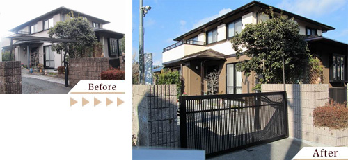 外壁塗装(外壁塗り替えリフォーム)施工事例写真