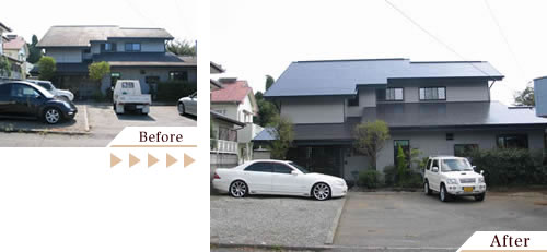 外壁塗装(外壁塗り替えリフォーム)施工事例写真
