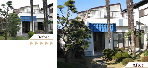 外壁塗装(外壁塗り替えリフォーム)施工事例写真