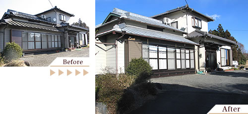 外壁塗装(外壁塗り替えリフォーム)施工事例写真
