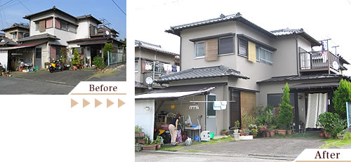 外壁塗装(外壁塗り替えリフォーム)施工事例写真