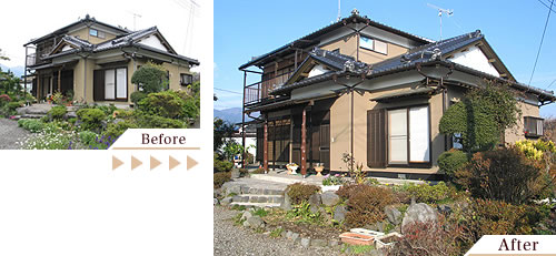 外壁塗装(外壁塗り替えリフォーム)施工事例写真