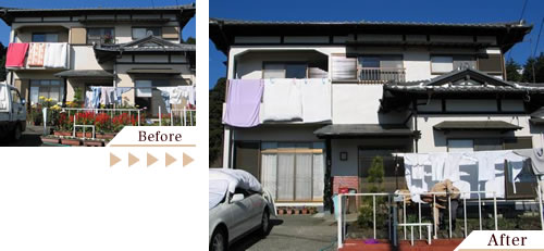 外壁塗装(外壁塗り替えリフォーム)施工事例写真