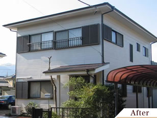 外壁塗装(外壁塗り替えリフォーム)施工事例写真