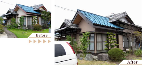 外壁塗装(外壁塗り替えリフォーム)施工事例写真