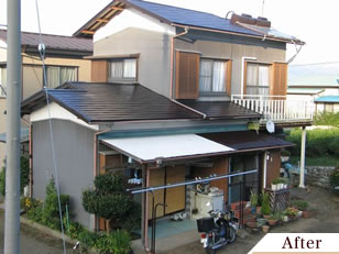 外壁塗装(外壁塗り替えリフォーム)施工事例写真